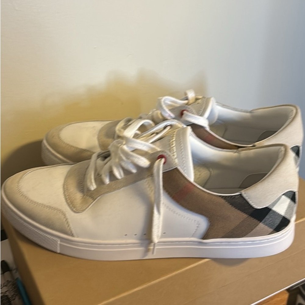 Burberry suede sneakers